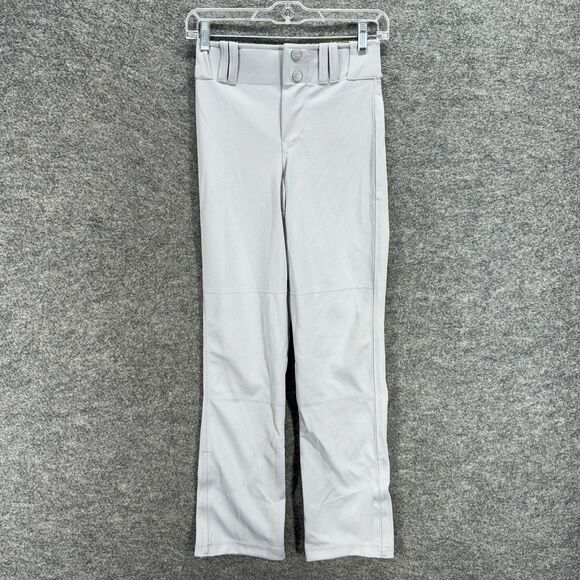 New Champro Activewear Track Pants Boys Youth M Medium Gray Baseball Straight - Picture 1 of 5